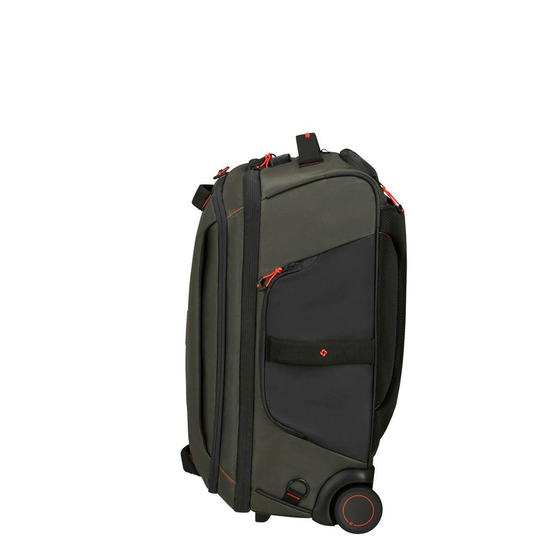 Samsonite Ecodiver Duffle/wheels 55"Backpack - Gielen Lederwaren #kleur_donker-groen