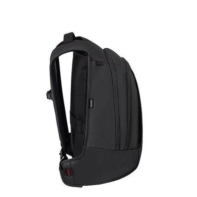 zijkant van  Samsonite Ecodiver 17,3"Rugzak  #kleur_zwart