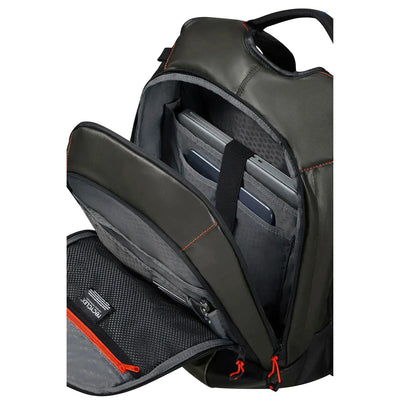 binnenkant  Samsonite Ecodiver 17,3"Rugzak Donker groen #kleur_donker-groen