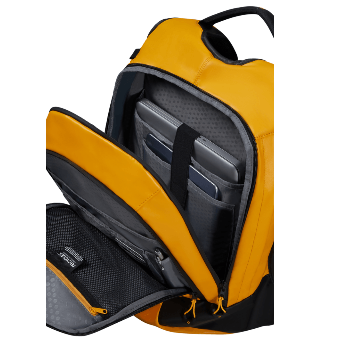 Binnenkant Samsonite Ecodiver Laptoprugzak M kleur geel#kleur_geel
