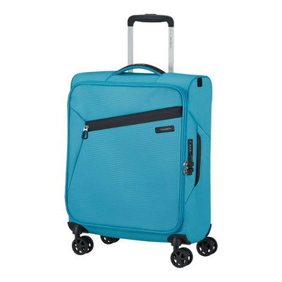 Voorzijde  Samsonite litebeam spinner handbagage lichtblauw #kleur_licht-blauw