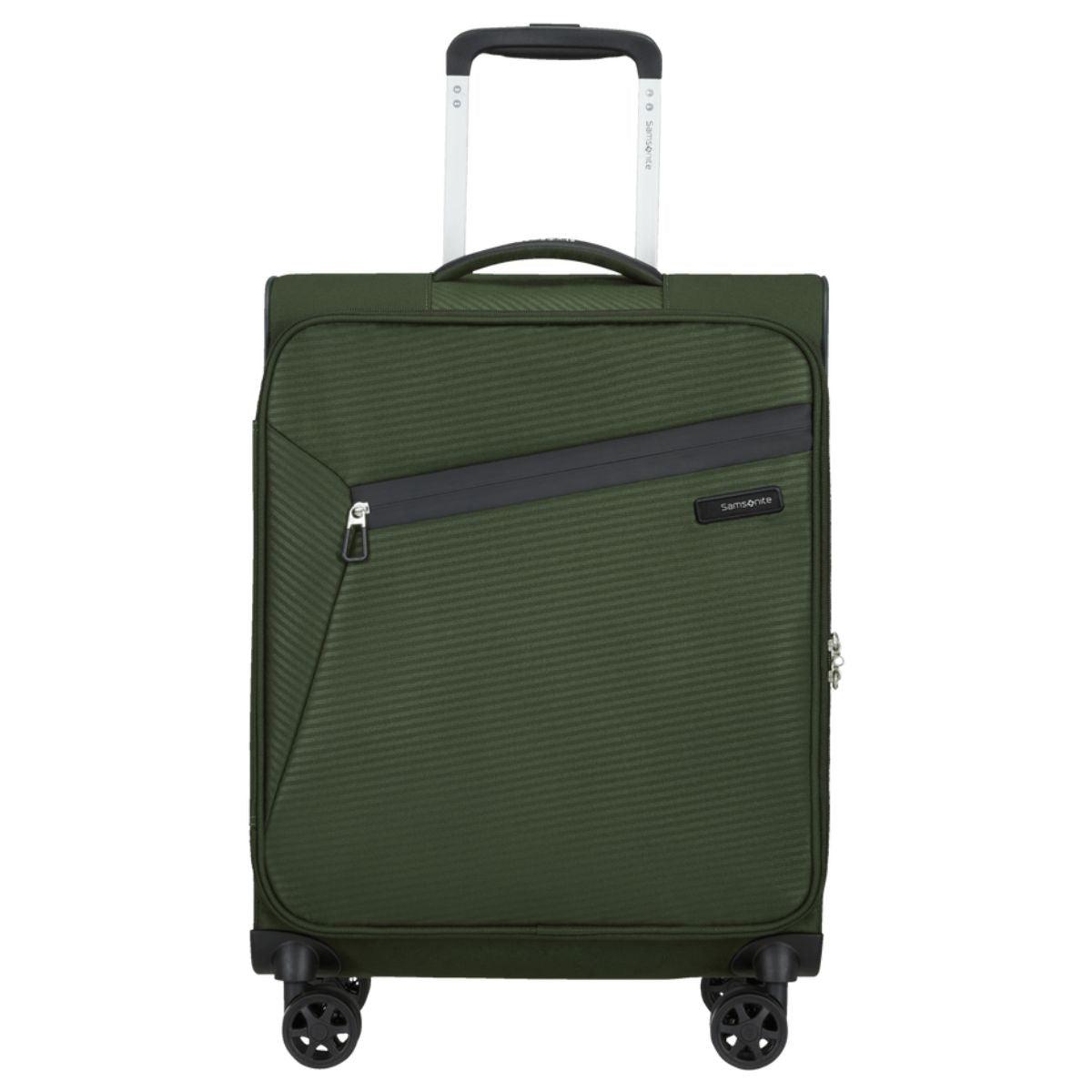 Voorkant Samsonite Litebeam handbagage donkergroen #kleur_donker-groen