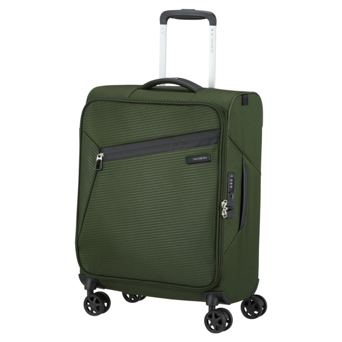 Voorzijde Samsonite Litebeam handbagage donkergroen #kleur_donker-groen
