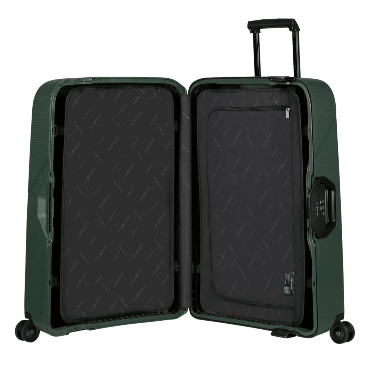 Binnenkant Samsonite magnum 75 #kleur_forest-green