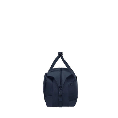Zijkant Samsontie Respark duffle Navy 