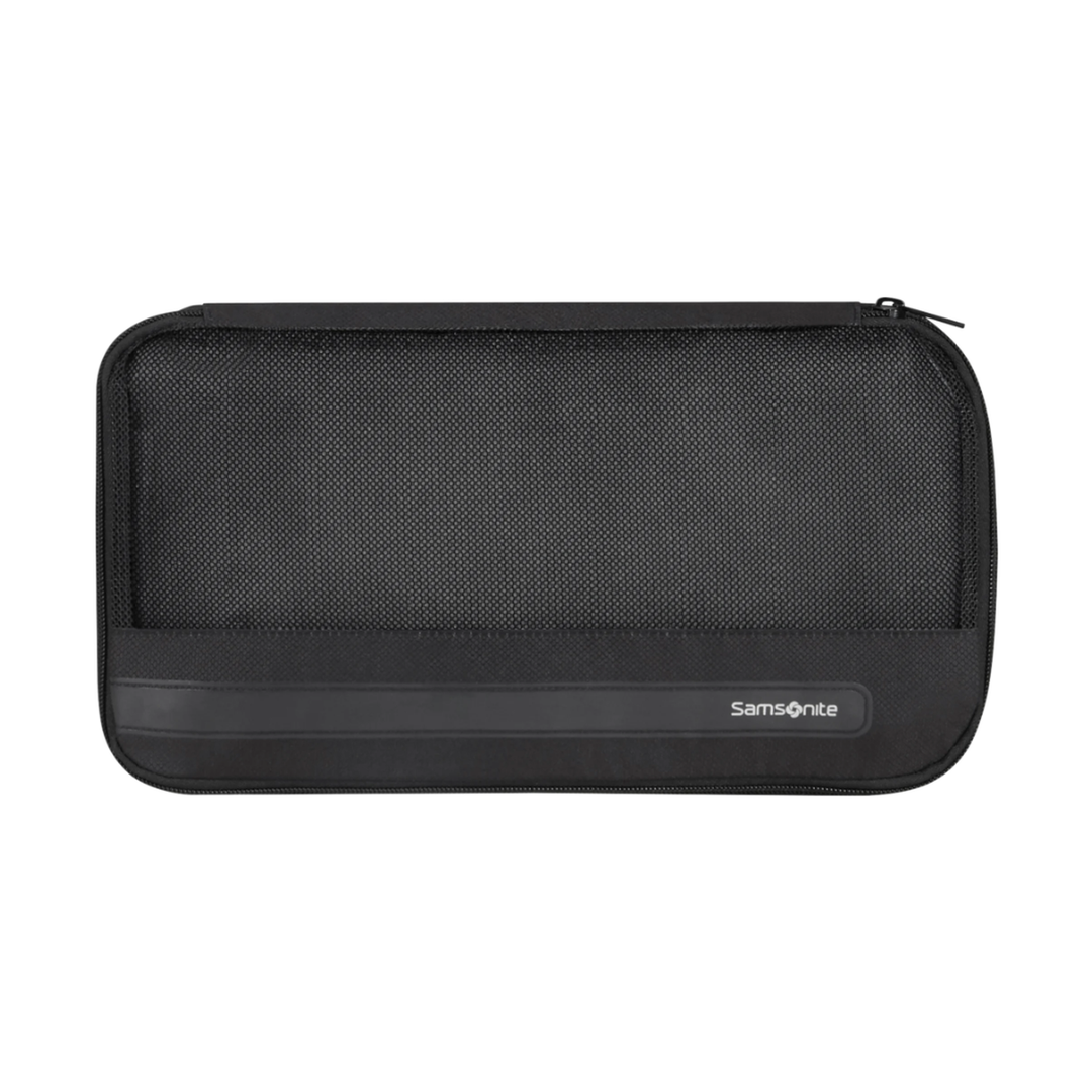 Voorkant kleine packing cube #kleur_black