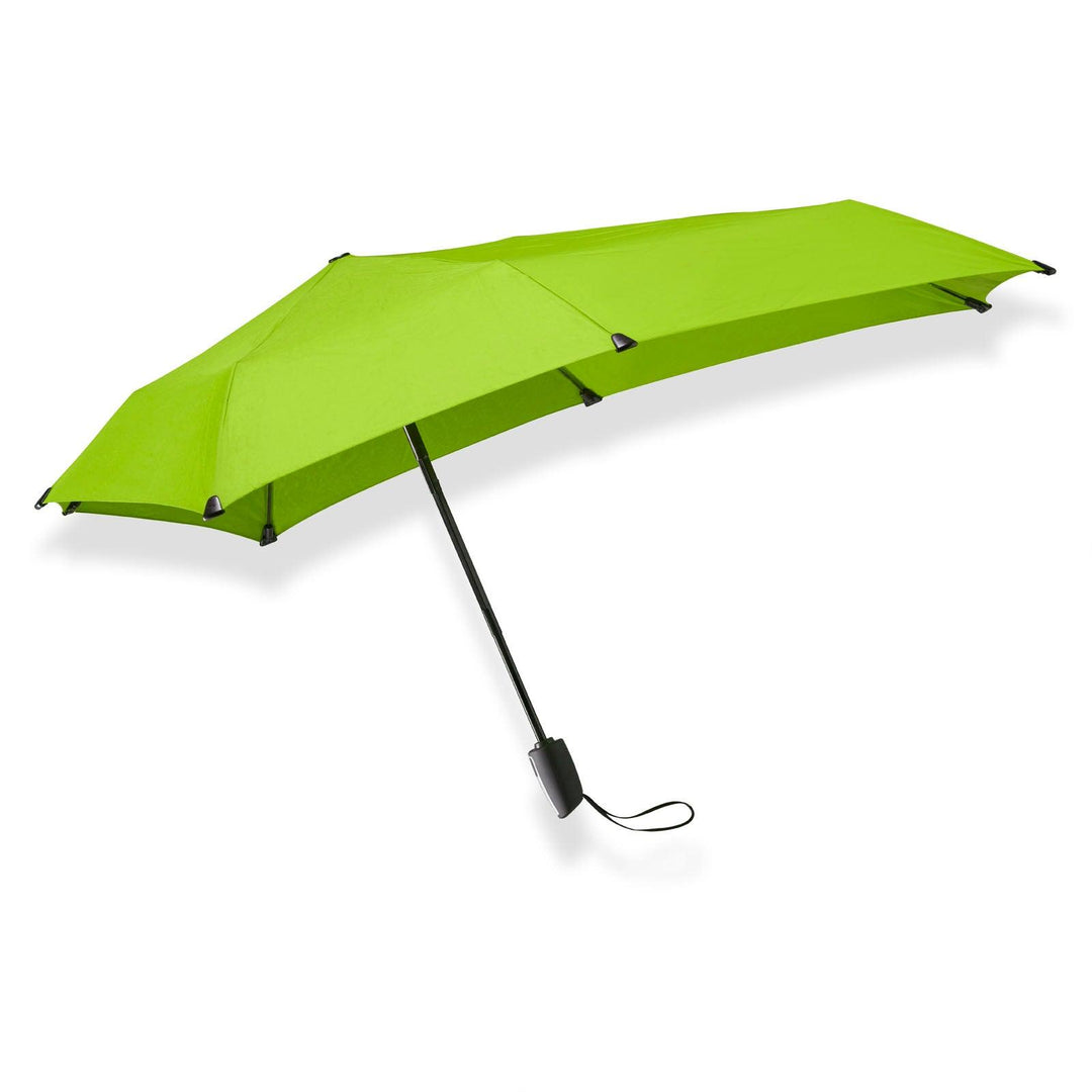 Voorkant Senz paraplu automatic lichtgroen #kleur_licht-groen