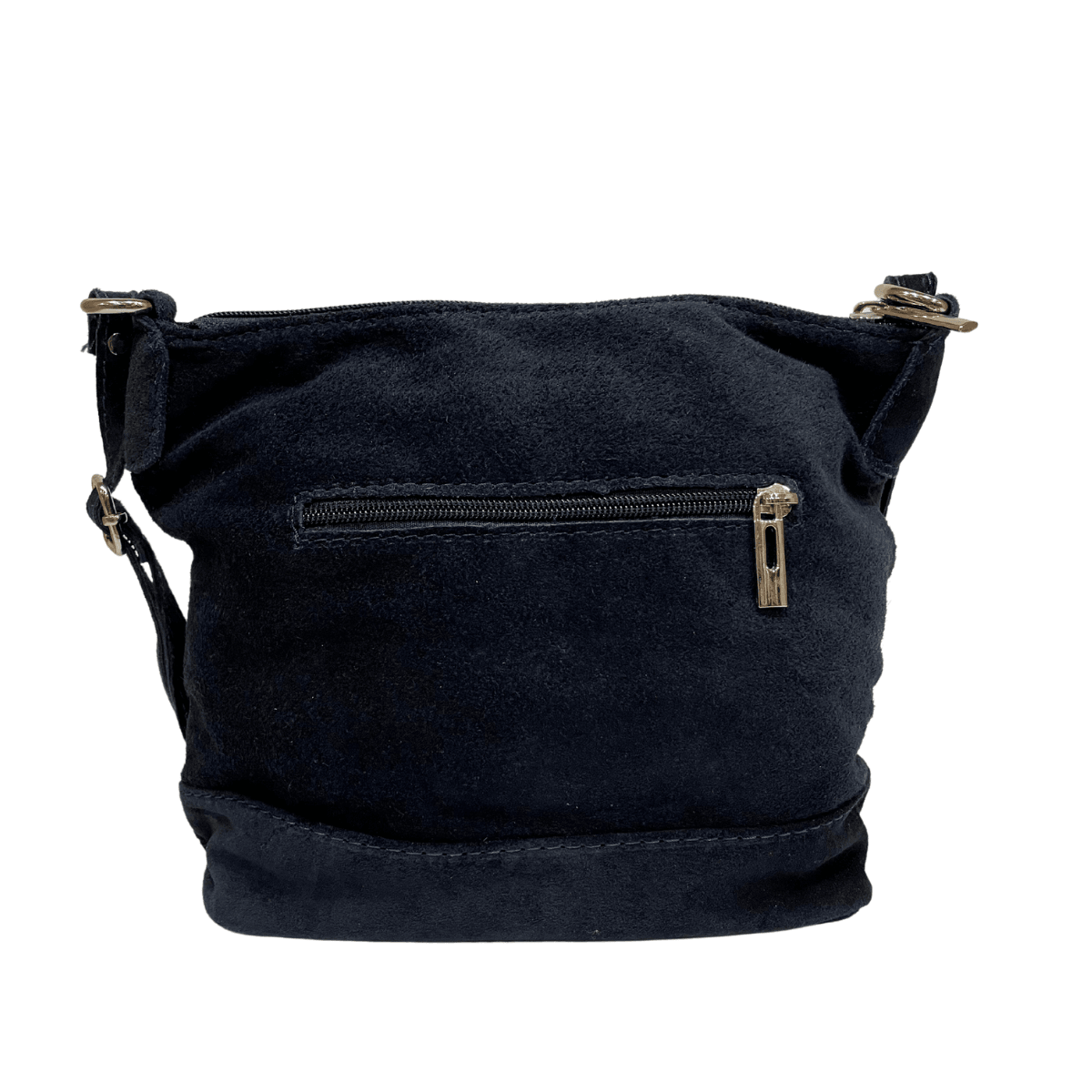 Suede leren schoudertas - Gielen Lederwaren