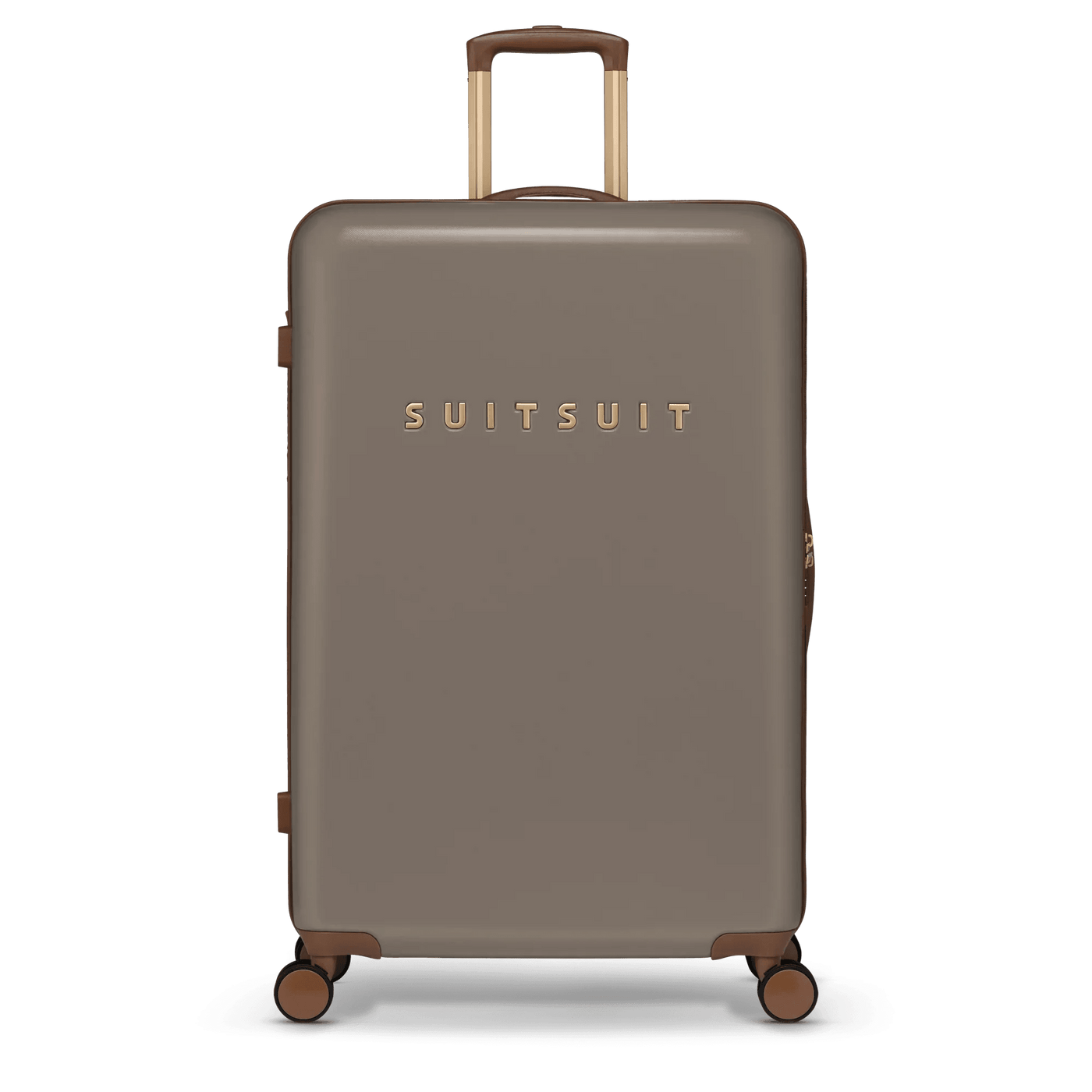 Voorkant Suitsuit Koffer 76 groot kleur Taupe #kleur_taupe