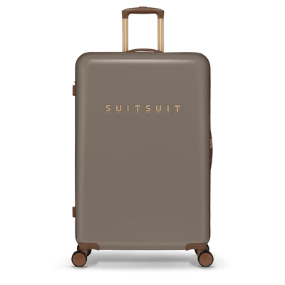 Voorkant Suitsuit Koffer 76 groot kleur Taupe #kleur_taupe