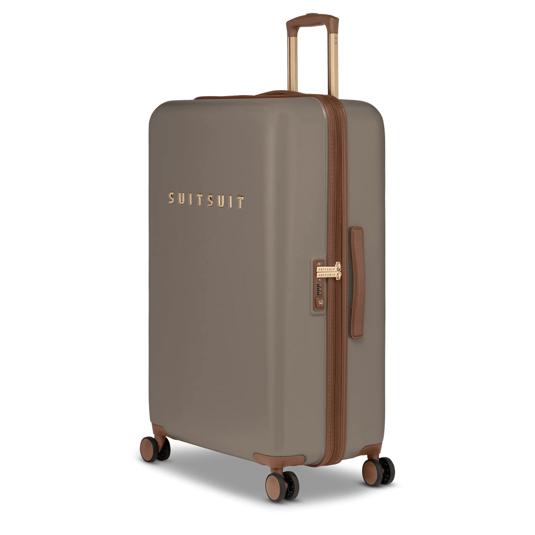 Voorzijde Suitsuit Koffer 76 groot kleur Taupe #kleur_taupe