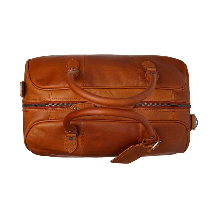 Bovenkant  the Chesterfield leren weekendtas Liam cognac #kleur_cognac