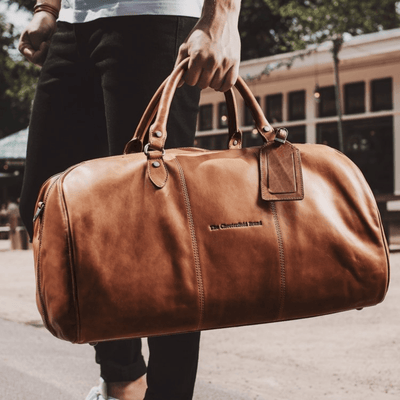The Cheterfield - William - weekend tas van leer - Gielen Lederwaren