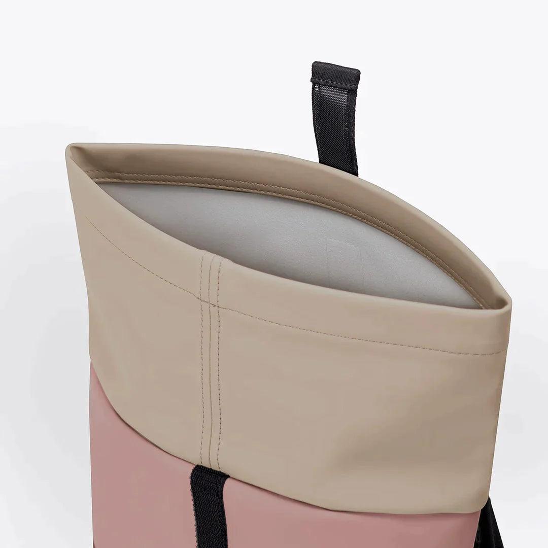 UCON | HAJO mini | Laptop rugzak 16" - Gielen Lederwaren #kleur_roze-grijs