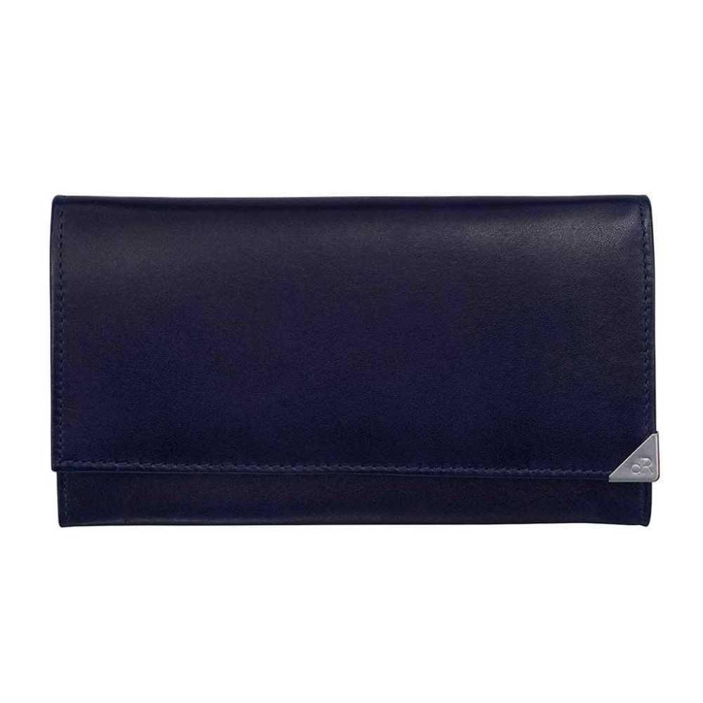 Gigi - Damen Leder Geldbörse - Geldbeutel/Portemonnaie Mittelgroß - 8 Kartenfächer und Münzfach - Geschenkbox - Othello 4244 - Schwarz