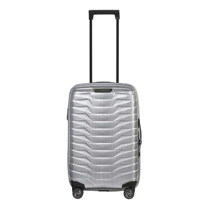 Voorkant Samsonite Proxis handbagage 55/35 EXP silver #kleur_silver