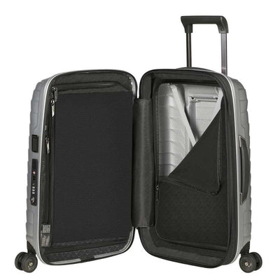Binnenkant Samsonite Proxis handbagage 55/35 EXP silver #kleur_silver